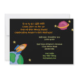 Off To Mars Invitation