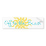 Off to the Beach Bumper Stickers