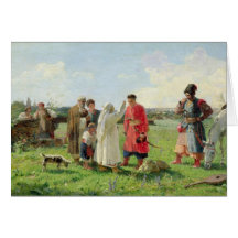 Off to the Zaporozhian Host, 1889 Card