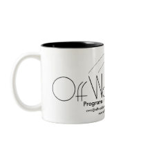 Off World Studio black inside mug