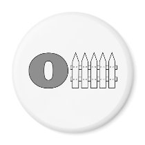 Offense (O Fence) magnets by worldsfair Offense (O Fence) magnets