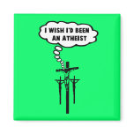 Offensive atheism magnet