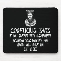 Offensive Confucius says mousepads by LIMEYBOY Offensive Confucius says mousepads