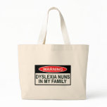 Offensive Dyslexia Canvas Bags
