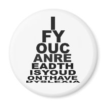 Offensive eyechart magnets by LIMEYBOY Offensive eyechart magnets