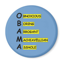 Offensive,insulting anti Obama magnets by BIGNUMPT Offensive,insulting anti Obama magnets