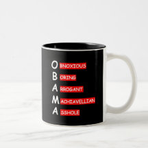 Offensive,insulting anti Obama Mugs