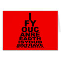 Offensive to Dyslexics cards