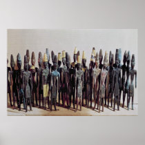Offering statuettes, from the Temple of Poster