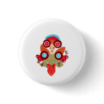 Offerings Of Gratitude-Positive, Whimsy Art Button