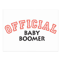 Offical Baby Boomer - Red Postcards
