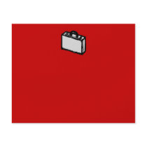 Office Briefcase or Travel Suitcase. Sketch. Red Flyer Design
