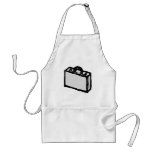 Office Briefcase or Travellers Suitcase. Sketch. Apron