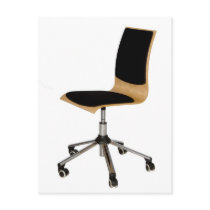 Office chair post cards