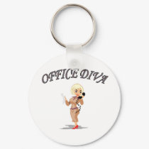 OFFICE DIVA keychains by occupationalgifts OFFICE DIVA keychains