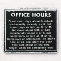 Office Hours mousepads