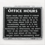 Office Hours Mouse Mat