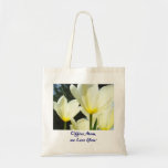 Office Mom, We Love You! tote bag gifts Tulips
