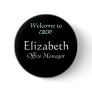 Office Name Button Black