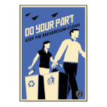 Office Propaganda: Breakroom (blue) posters