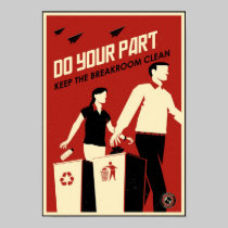 Office Propaganda: Breakroom posters by stevethomas Office Propaganda: Breakroom posters