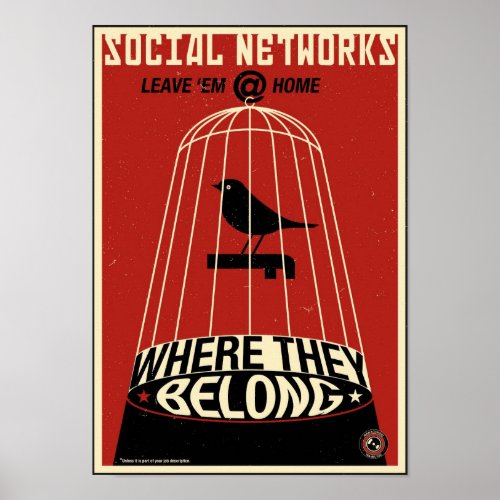 Office Propaganda: Social Network posters