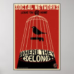 Office Propaganda: Social Network Print