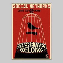 Office Propaganda: Social Network posters