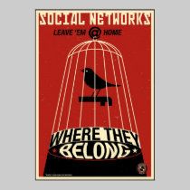 Office Propaganda: Social Network posters by stevethomas Office Propaganda: Social Network posters