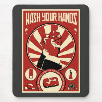 Office Propaganda: Wash your hands mousepads
