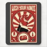 Office Propaganda: Wash your hands mousepads