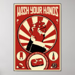 Office Propaganda: Wash your hands Poster