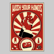 Office Propaganda: Wash your hands posters