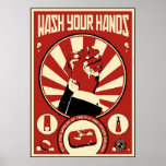Office Propaganda: Wash your hands Poster