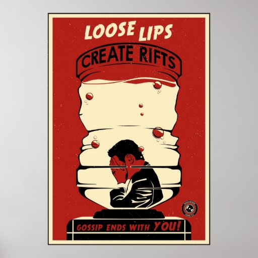 Office Propaganda: Water Cooler Talk Poster