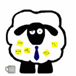 Office Sheep Desk Sculpture Acrylic Cut Out
