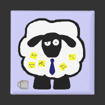 Office Sheep Magnet magnets