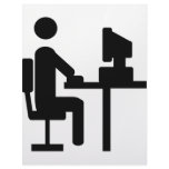 office worker icon custom letterhead