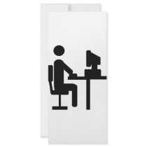 office worker icon rack cards