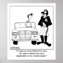 Officer declared as a dependent: posters