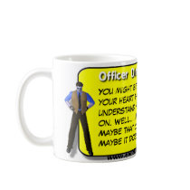 Officer Dingus - Comfort mugs by Evildumb Officer Dingus - Comfort mugs
