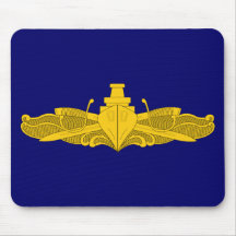 Officer Surface Warfare Badge Mouse Mats