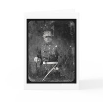 Officer with Sword Daguerreotype 1851 cards