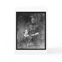 Officer with Woman Daguerreotype 1851 cards