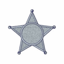 Officer's Badge embroidered shirts