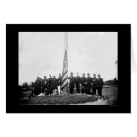 Officers Lowering the Flag Near Georgetown 1865 Greeting Cards