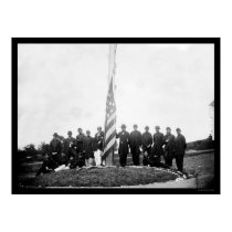 Officers Lowering the Flag Near Georgetown 1865 posters