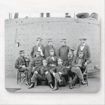 Officers on USS Monitor, 1862 Mouse Pads