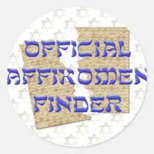 Official Affikomen Finder Stickers
