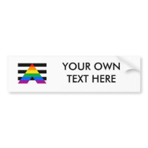 OFFICIAL ALLY FLAG -.png Bumper Stickers